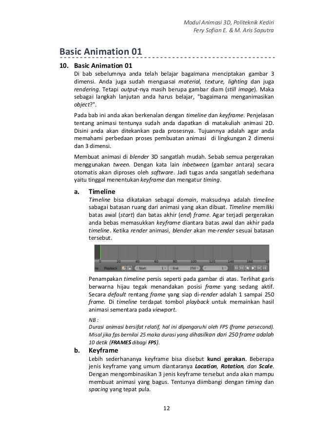  Modul  Animasi  3D  Part 11