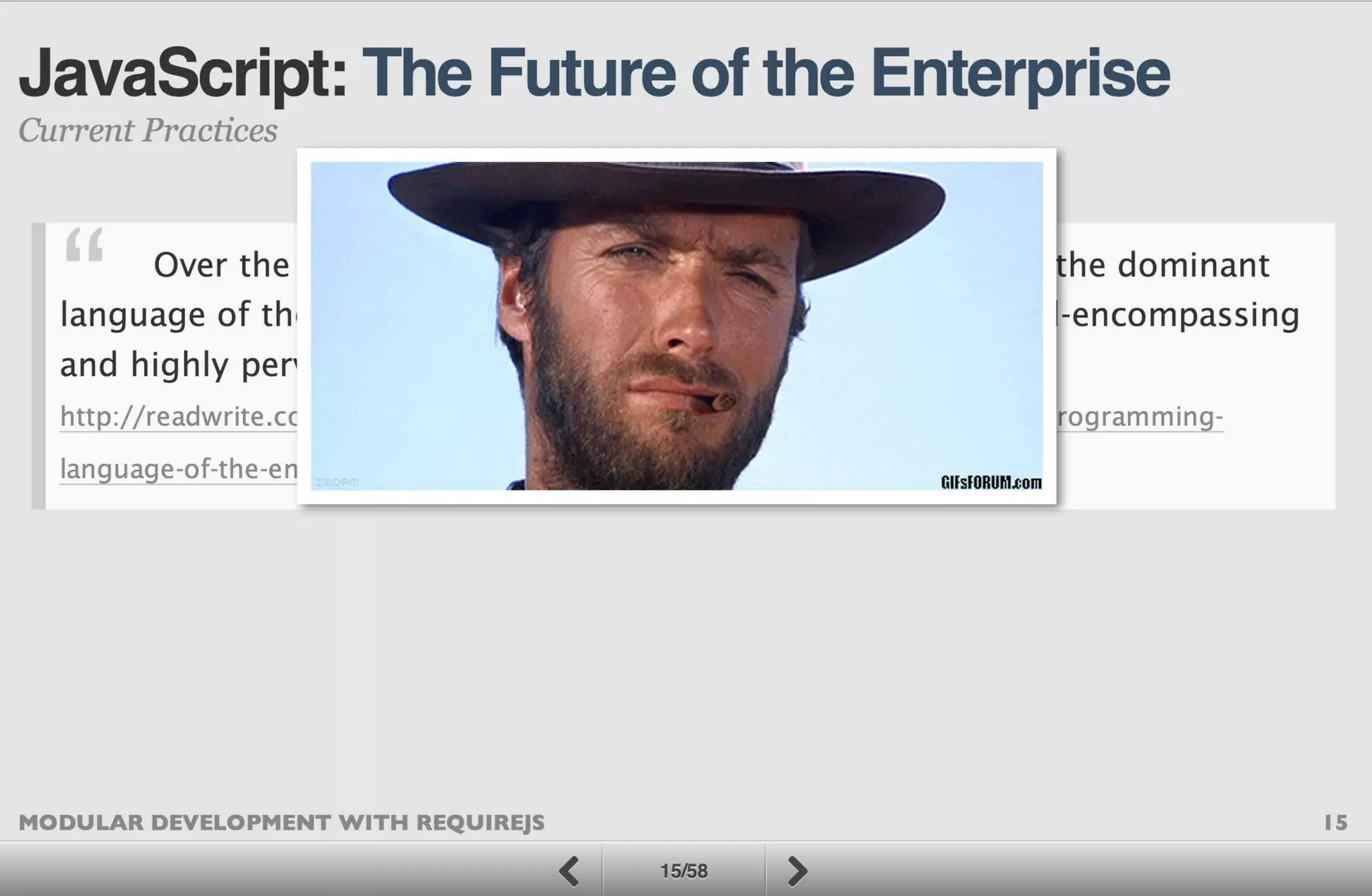 Modular Development with RequireJS