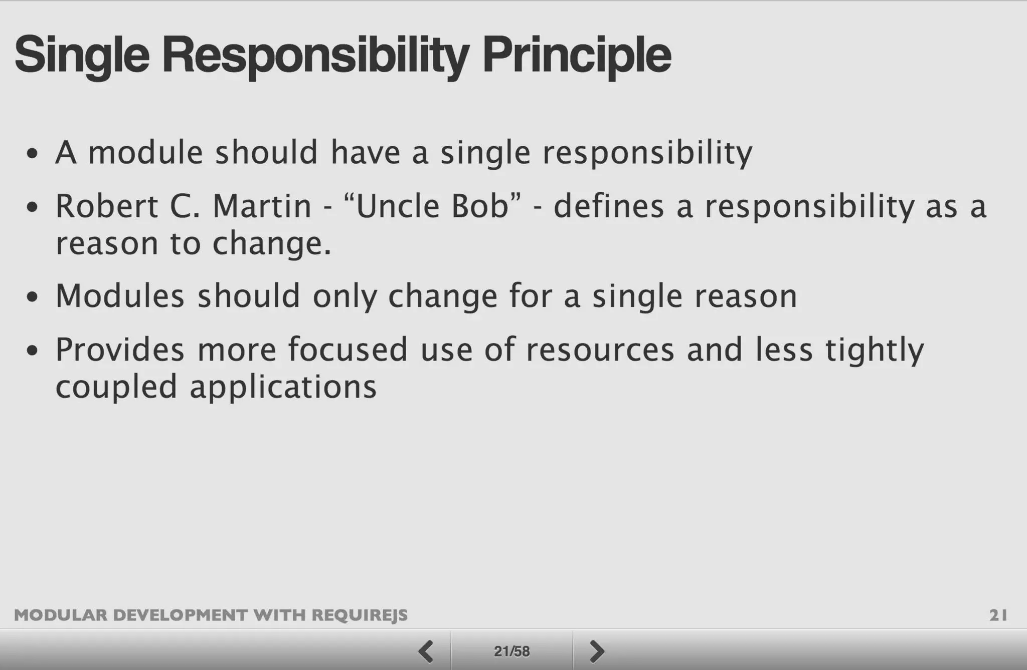 Modular Development with RequireJS