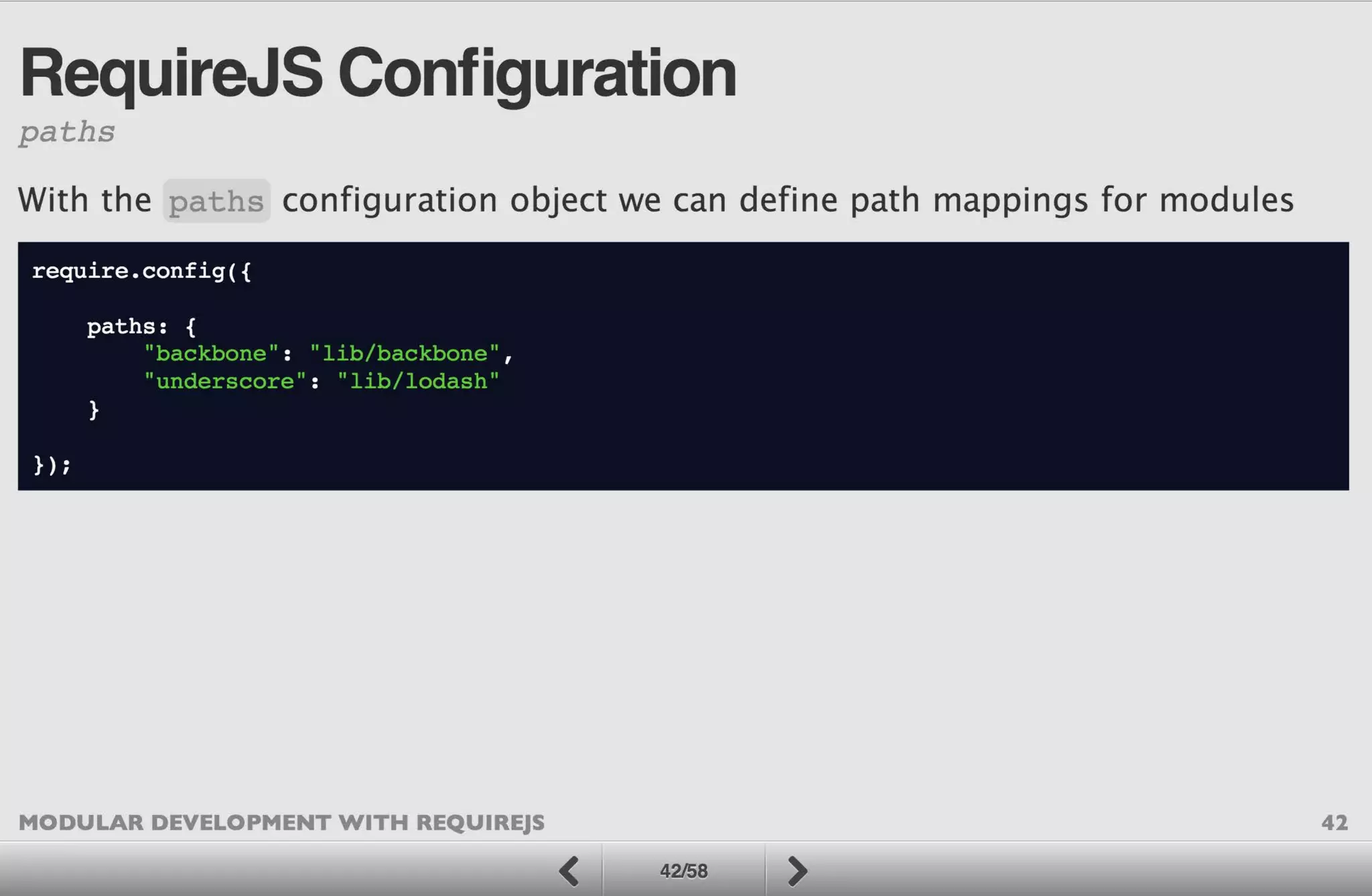 Modular Development with RequireJS