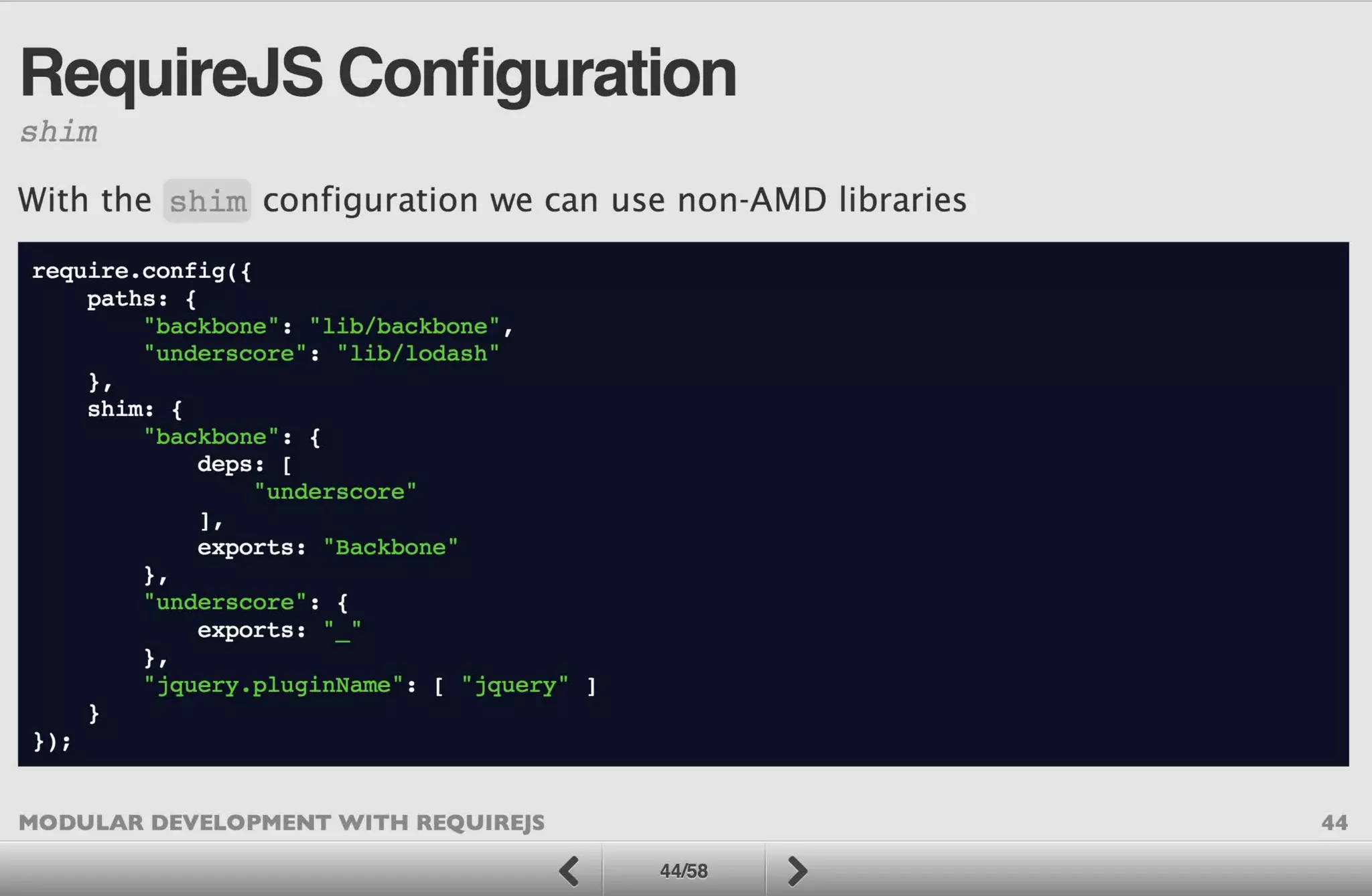 Modular Development with RequireJS
