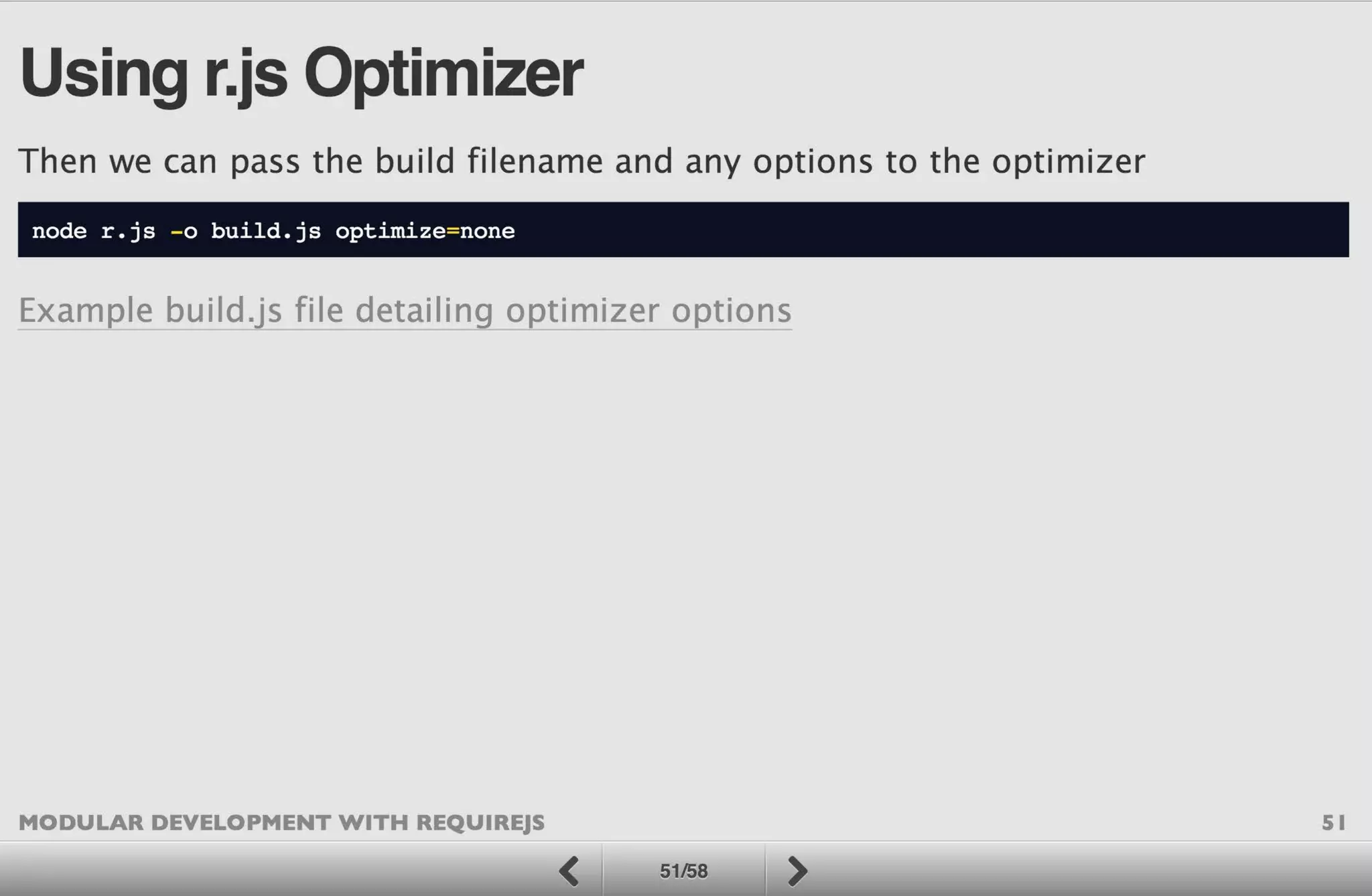 Modular Development with RequireJS