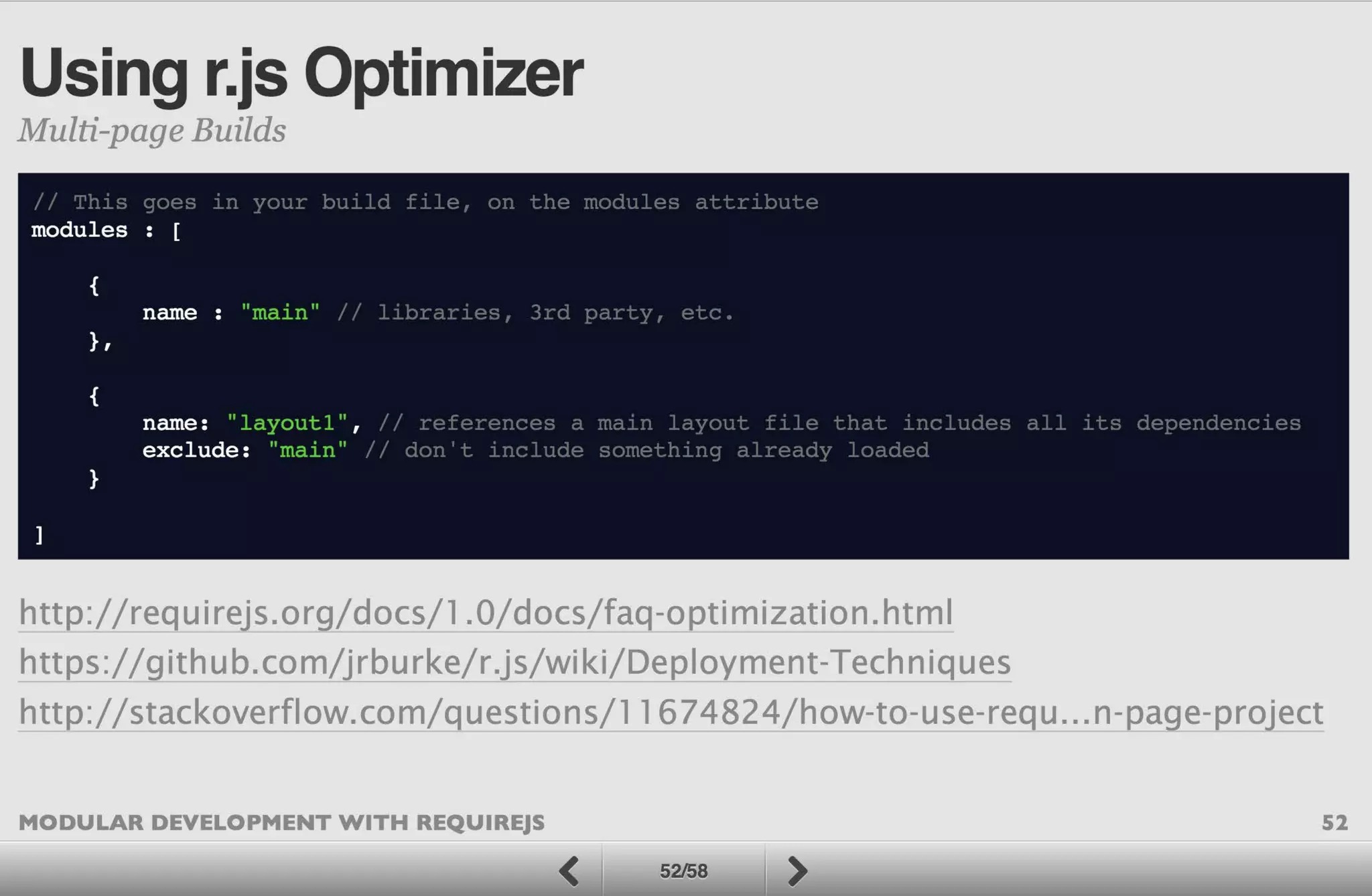 Modular Development with RequireJS