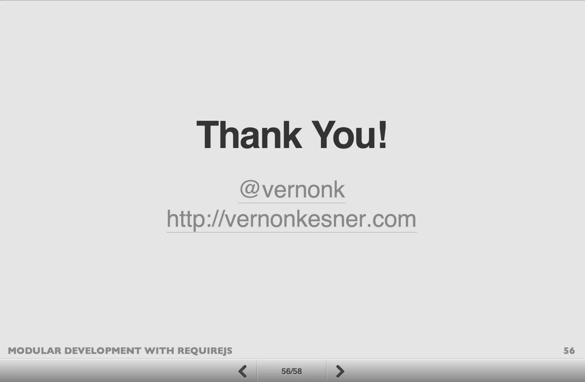 Modular Development with RequireJS