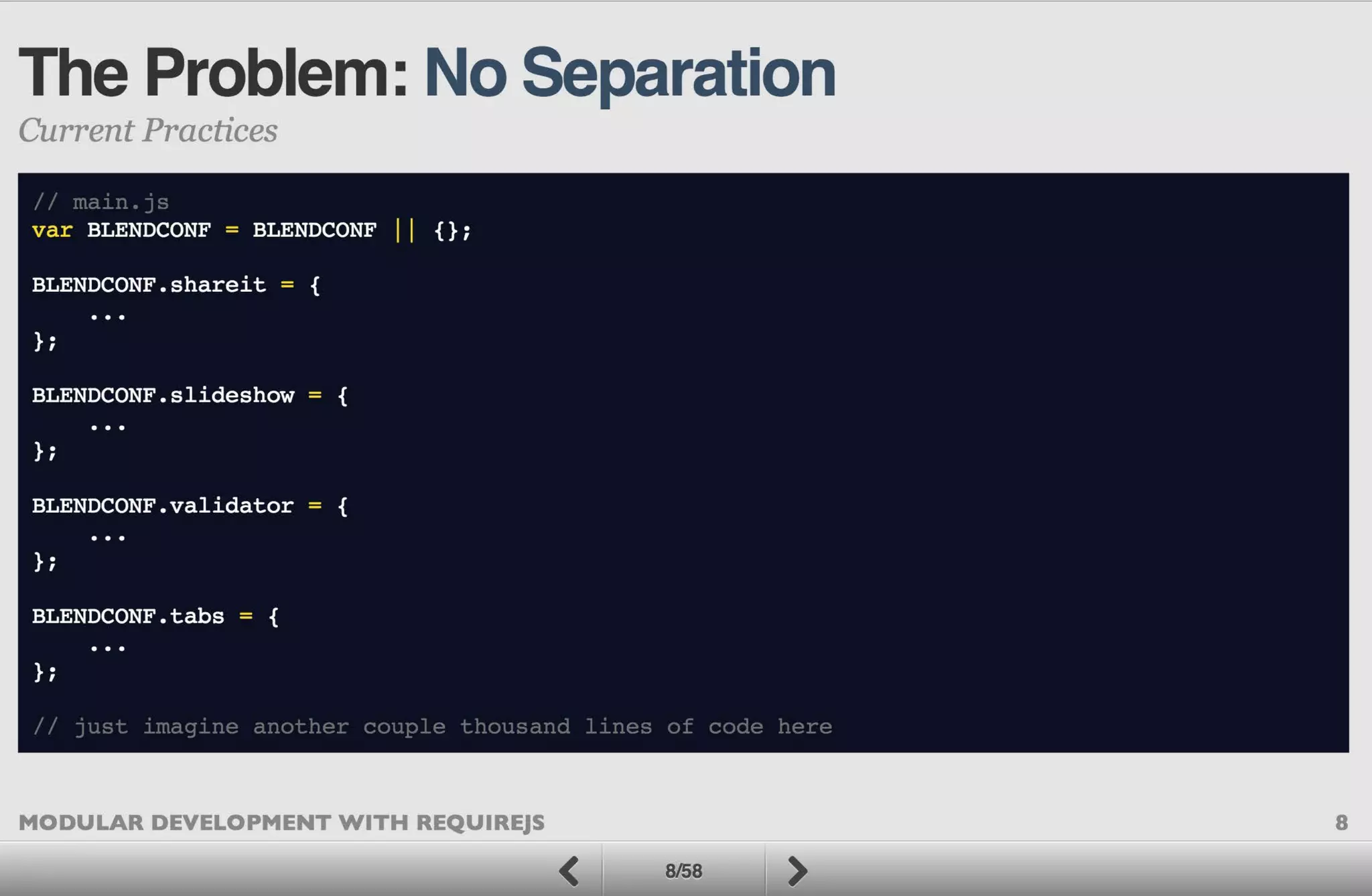 Modular Development with RequireJS