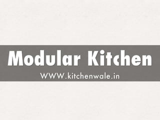 Modular kitchen 