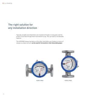 Modular Variable Area Flow Meter for Industrial Process Measurement | PDF