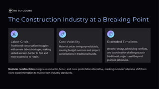 Modular vs Traditional Construction 2026 | PDF