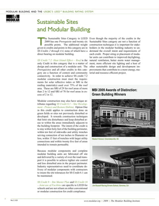 Modular Construction & LEED | PDF