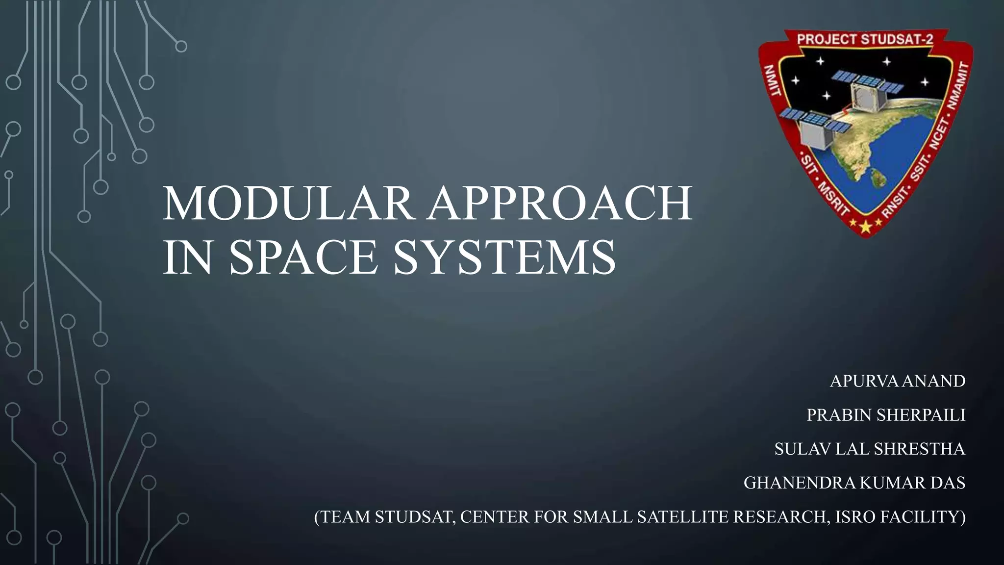 Modular approach in_space_system | PPTX | Space and Astronomy | Science