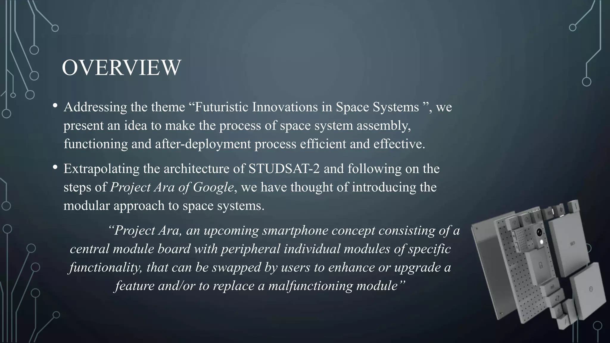 Modular approach in_space_system | PPTX | Space and Astronomy | Science