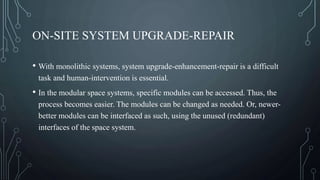 Modular approach in_space_system | PPTX | Space and Astronomy | Science