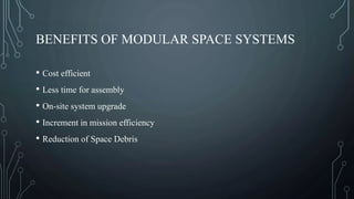 Modular approach in_space_system | PPTX | Space and Astronomy | Science