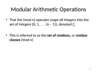Modular Arithmetic.pptx VIT Vellore institute of technology | PPTX