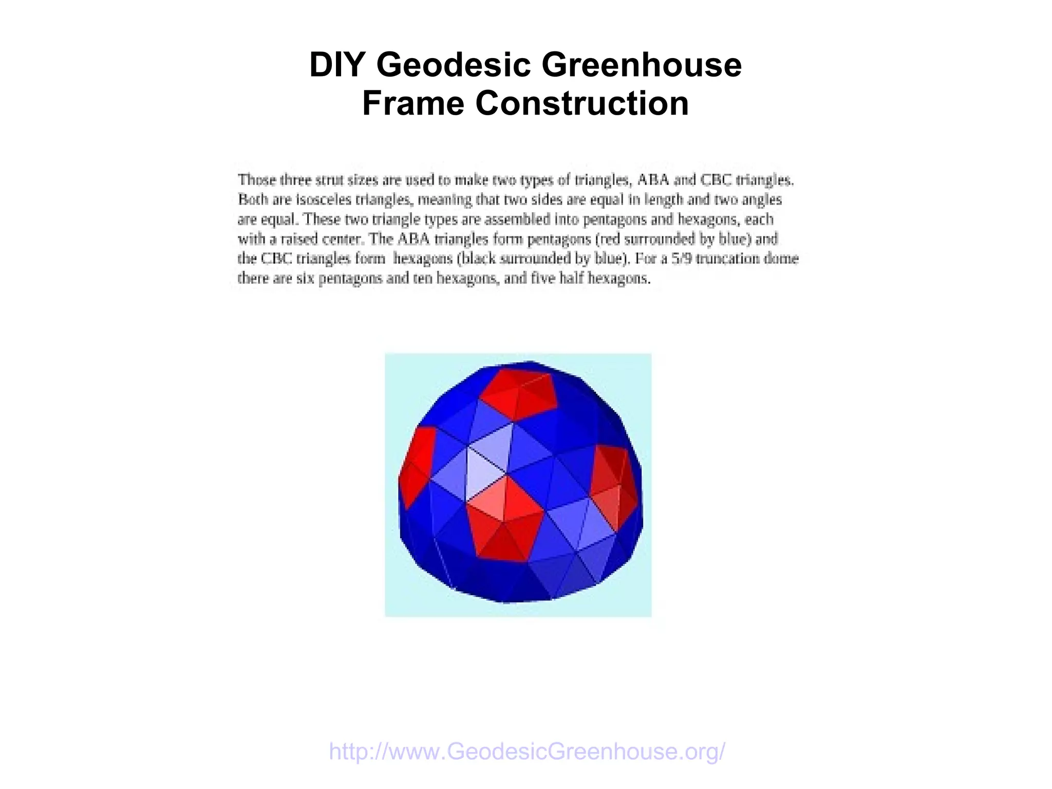 DIY Geodesic Dome Frame | PPT