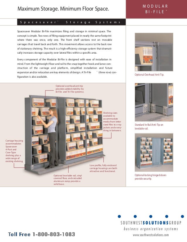 Modular BiFile Shelving Business Storage