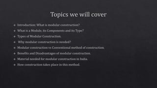 Modular construction | PPT