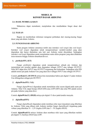 Modul arduino i ii | PDF