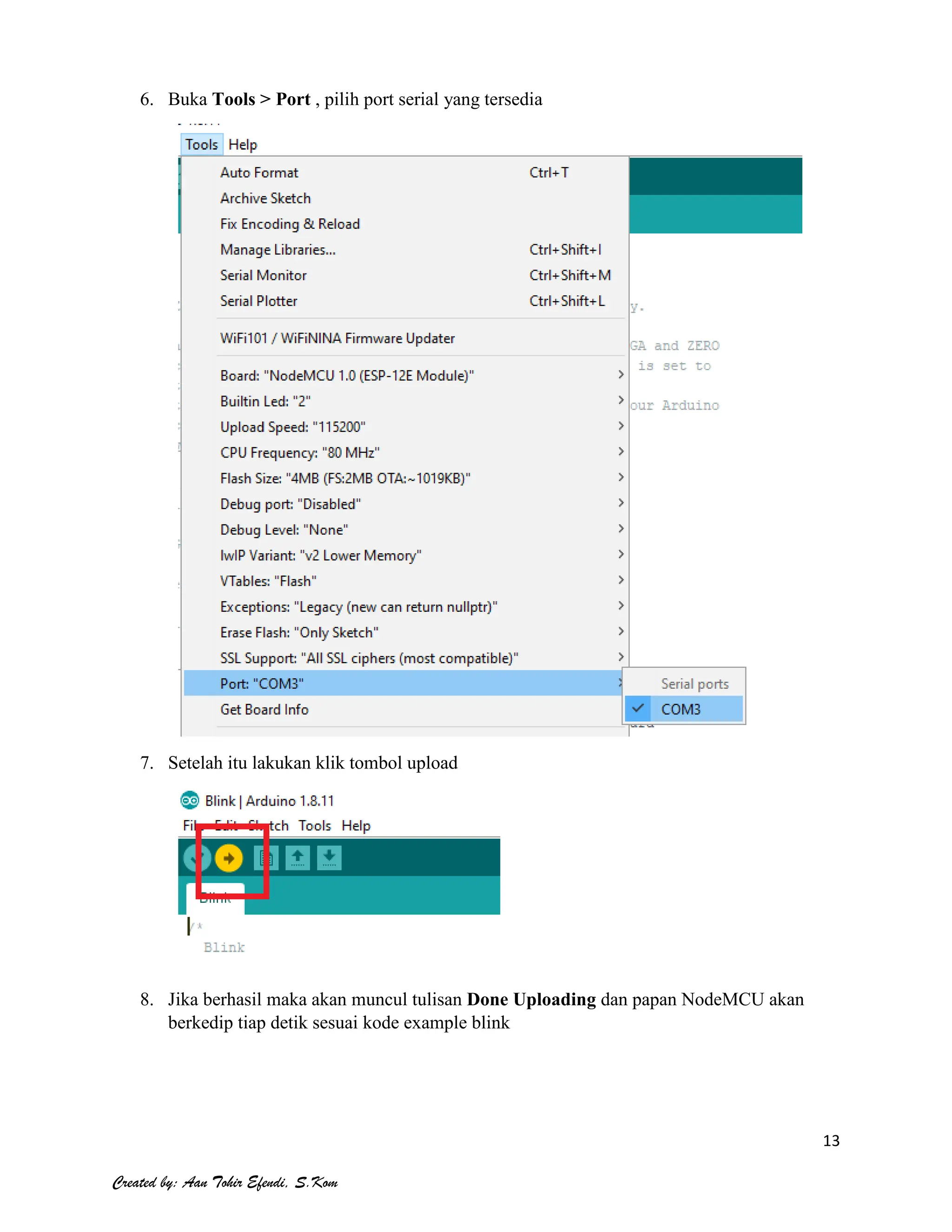 MODUL ARDUINO UNO SMK NEGERI 7 SAROLANGUN | PDF