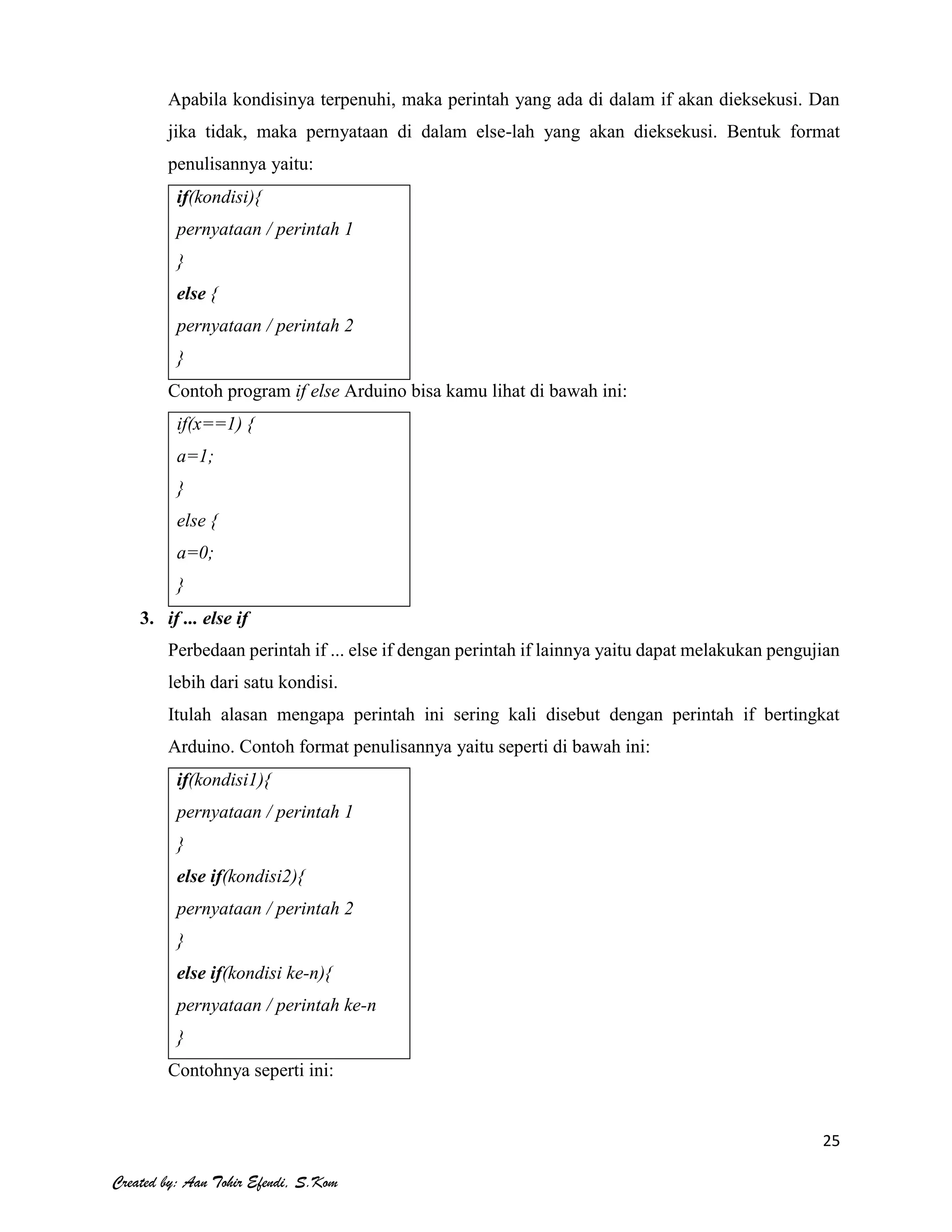 MODUL ARDUINO UNO SMK NEGERI 7 SAROLANGUN | PDF