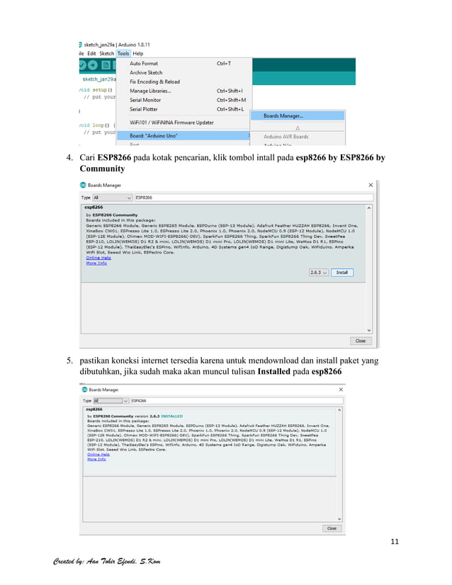 MODUL ARDUINO UNO SMK NEGERI 7 SAROLANGUN | PDF