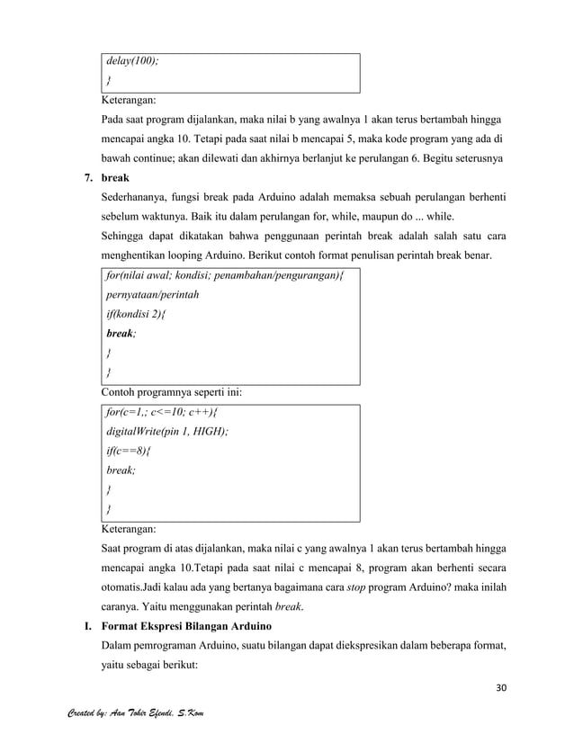 MODUL ARDUINO UNO SMK NEGERI 7 SAROLANGUN | PDF