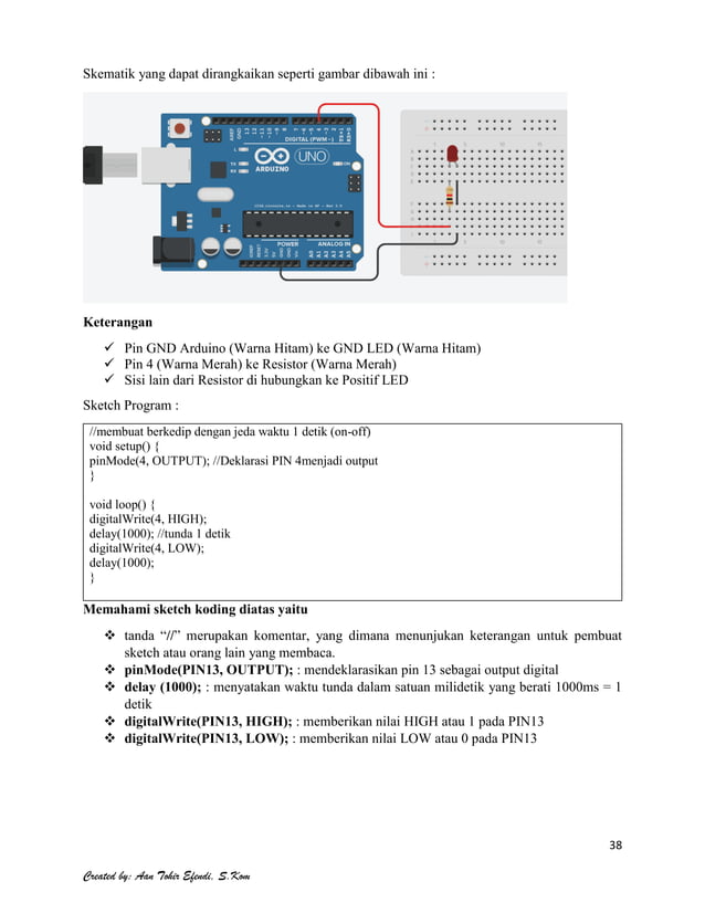 MODUL ARDUINO UNO SMK NEGERI 7 SAROLANGUN | PDF
