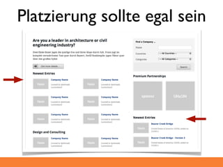 Platzierung sollte egal sein
 