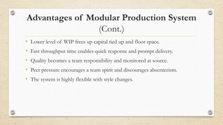 Modular garments production system | PPSX