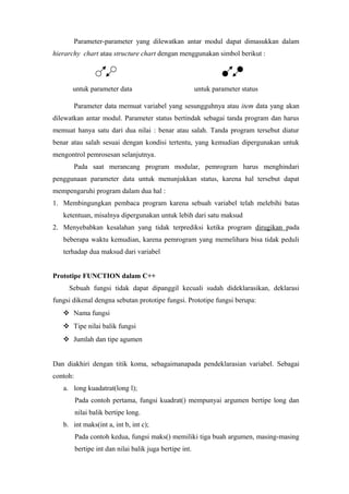 Modularisasi – function dalam c++ | DOC