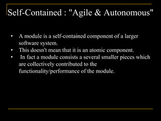 Software Design and Modularity | PPTX