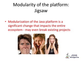 Modularity of the Java Platform (OSGi, Jigsaw and Penrose) | PPTX