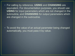 SAP Modularization techniques | PPTX