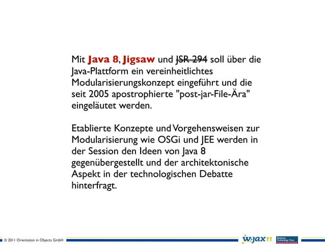 Modularization in java 8 | PPT