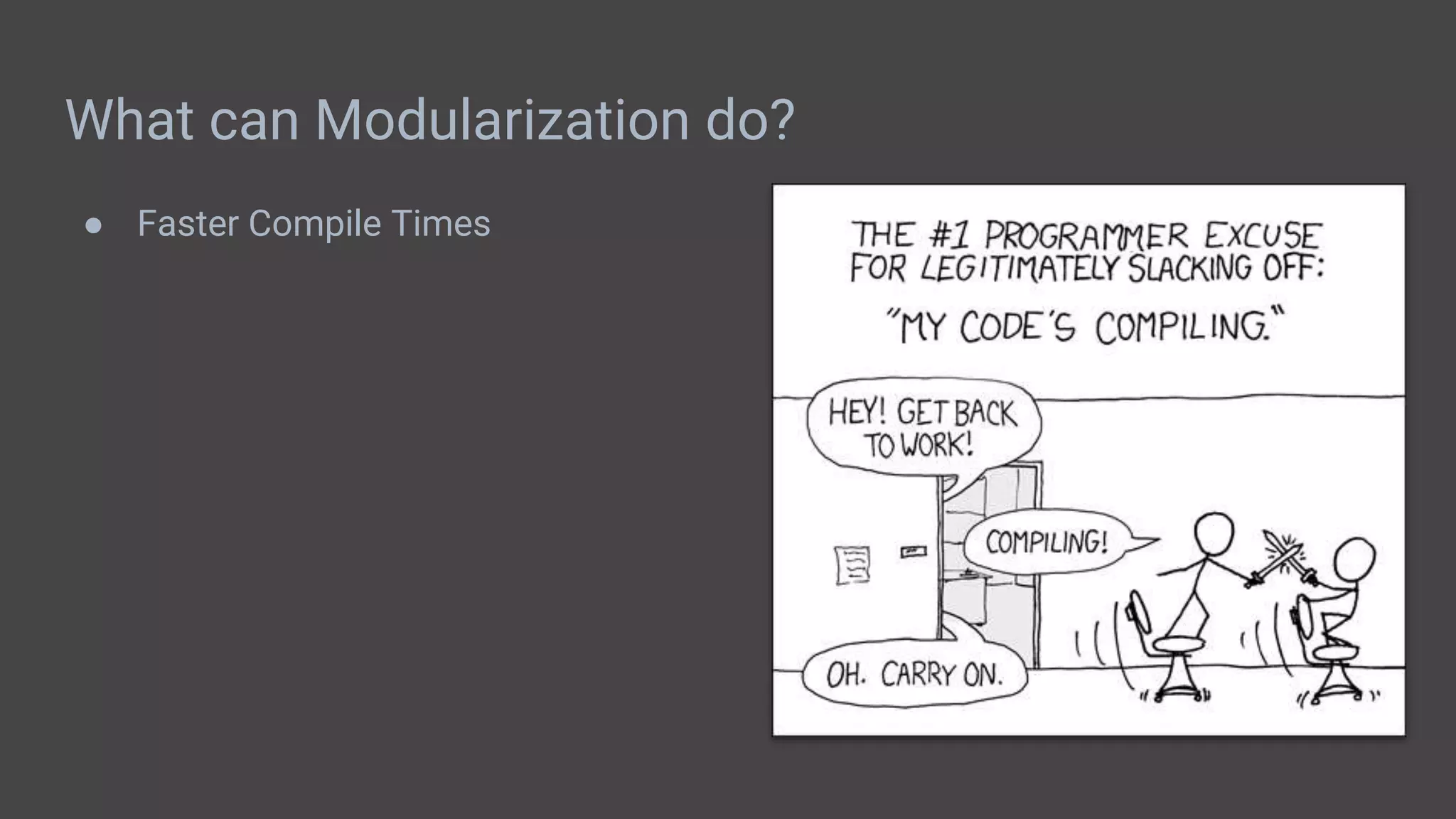 Modularizing your android app | PPT