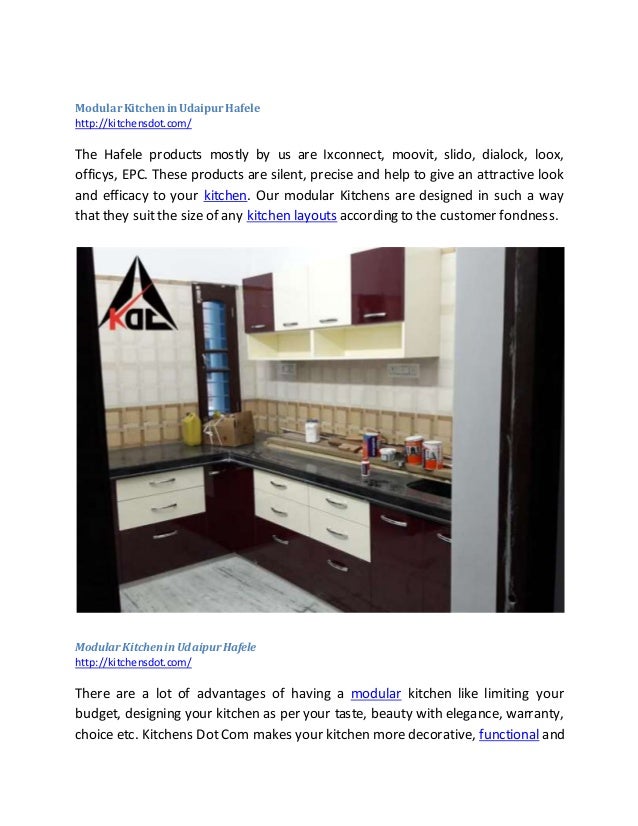 Modular Kitchen in Udaipur Hafele