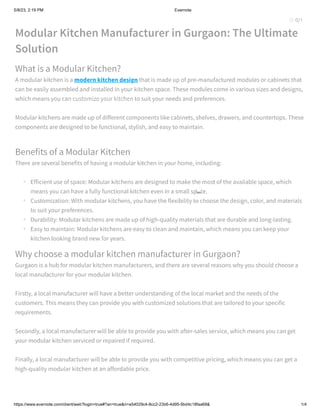 modular kitchen manufacturer in Gurgaon.pdf