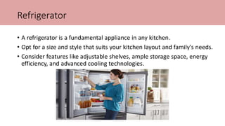 "Essential Appliances for a Modern Modular Kitchen" | PPTX