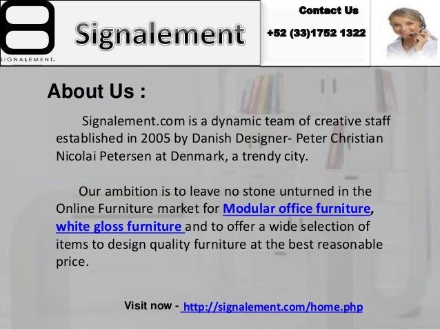 Modular Office Furniture Store Signalement
