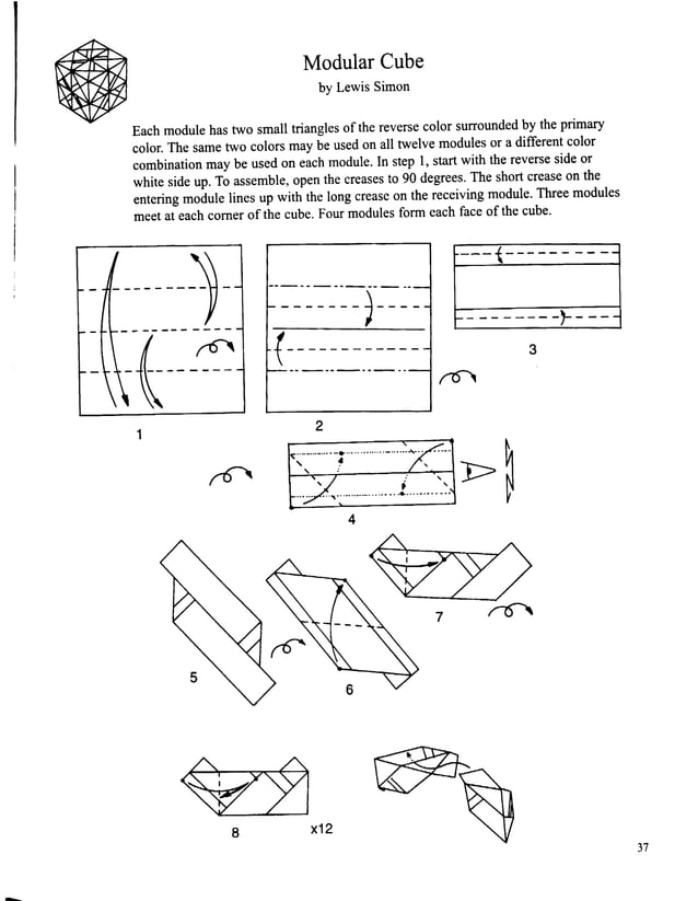 Modular origami polyhedra | PDF