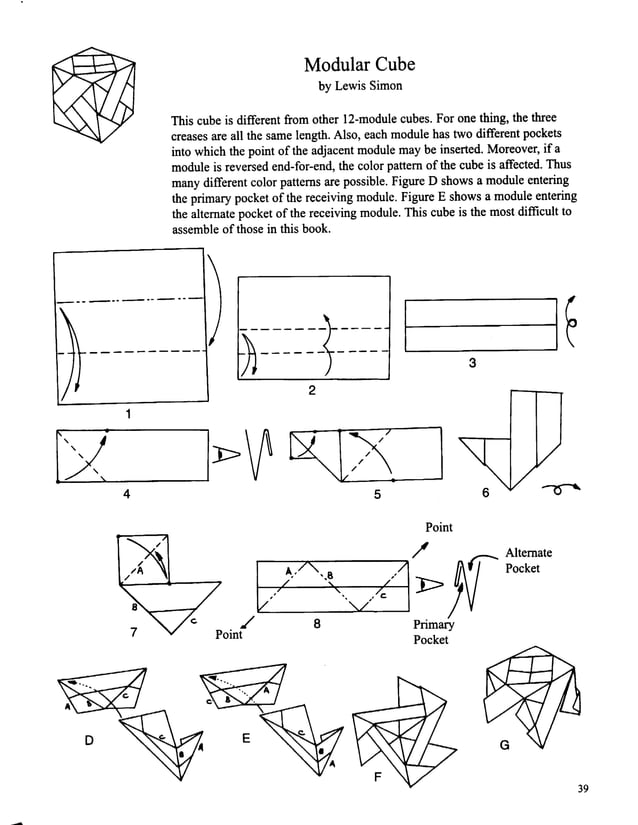 Modular origami polyhedra | PDF