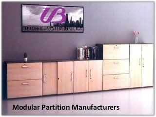 Modular Partition Manufacturers
 