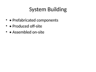 Modular Coordination and System Building in Architectural Design ...