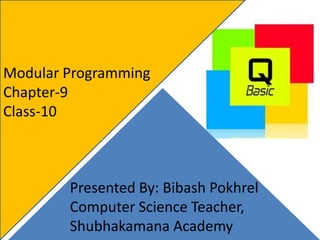 Modular programming | PPT