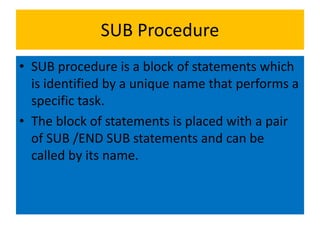 Modular programming | PPTX | Programming Languages | Computing