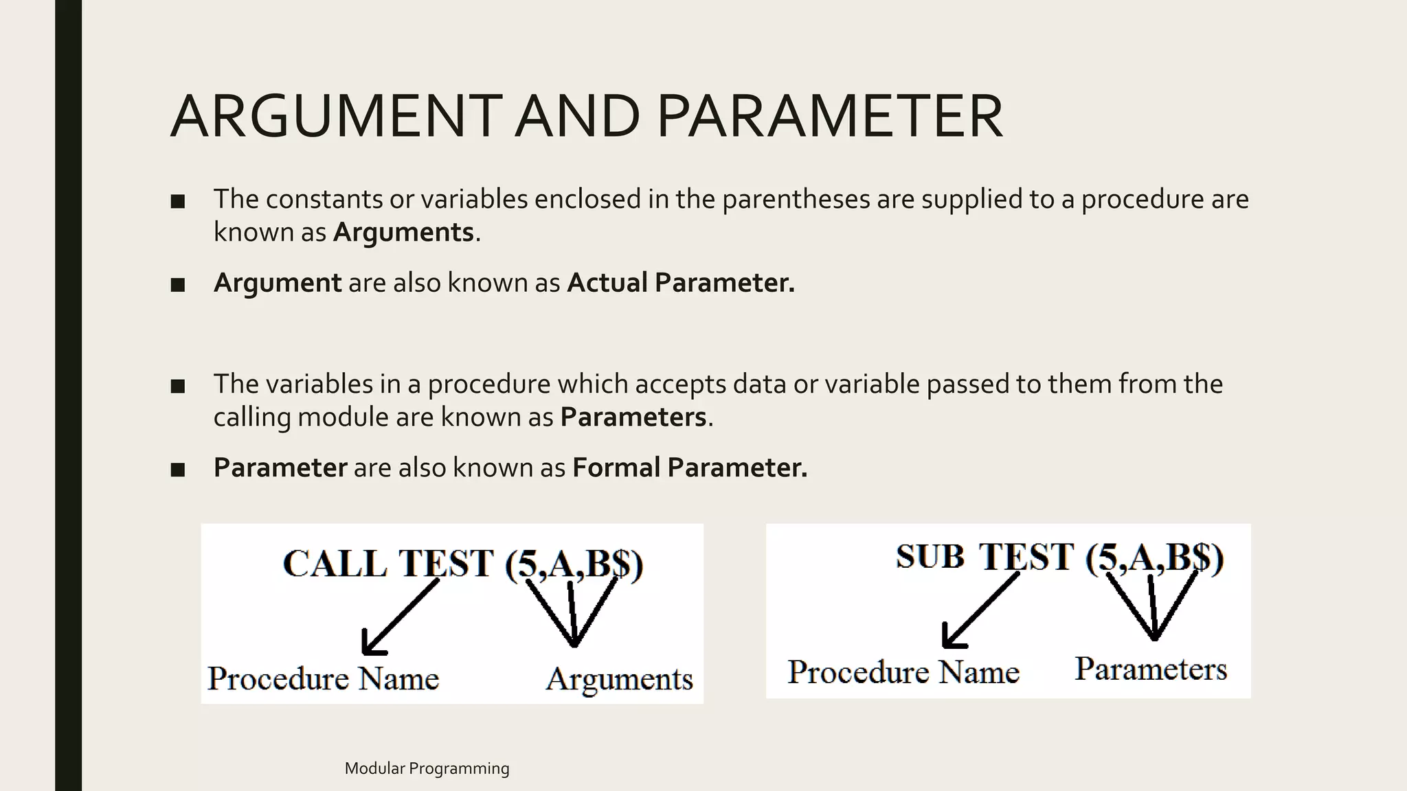 Modular programming | PPTX