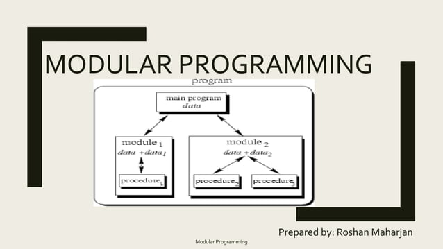 Modular programming | PPTX