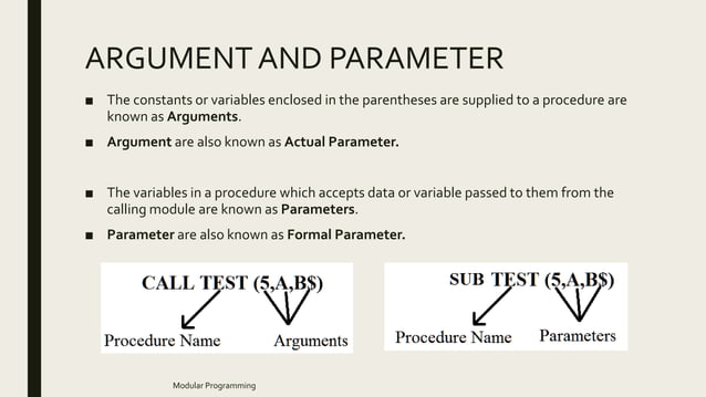 Modular programming | PPTX