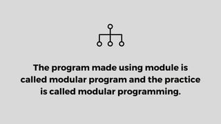 Modular programming in c | PDF