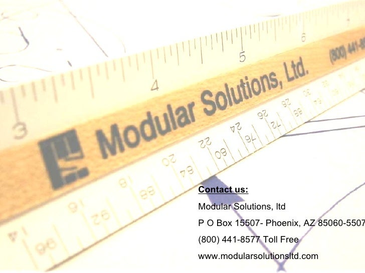 Modular Solutions Introduction